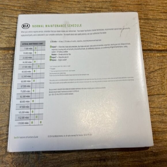 2015 Kia Soul EV+ Owner Manual Multimedia Guide Quick Start Guide plus 3 more - Picture 14 of 16